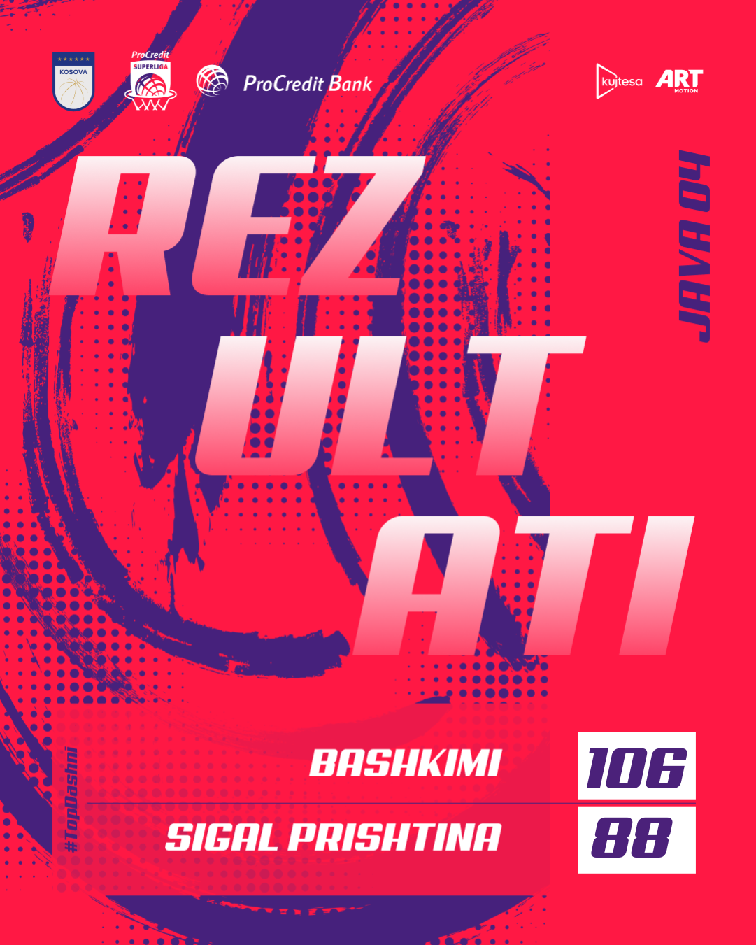 Bashkimi, bindës në derbi