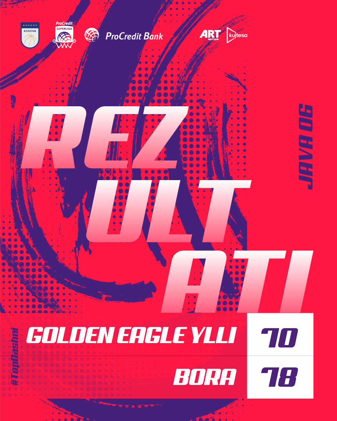 Fitorja e parë për Borën