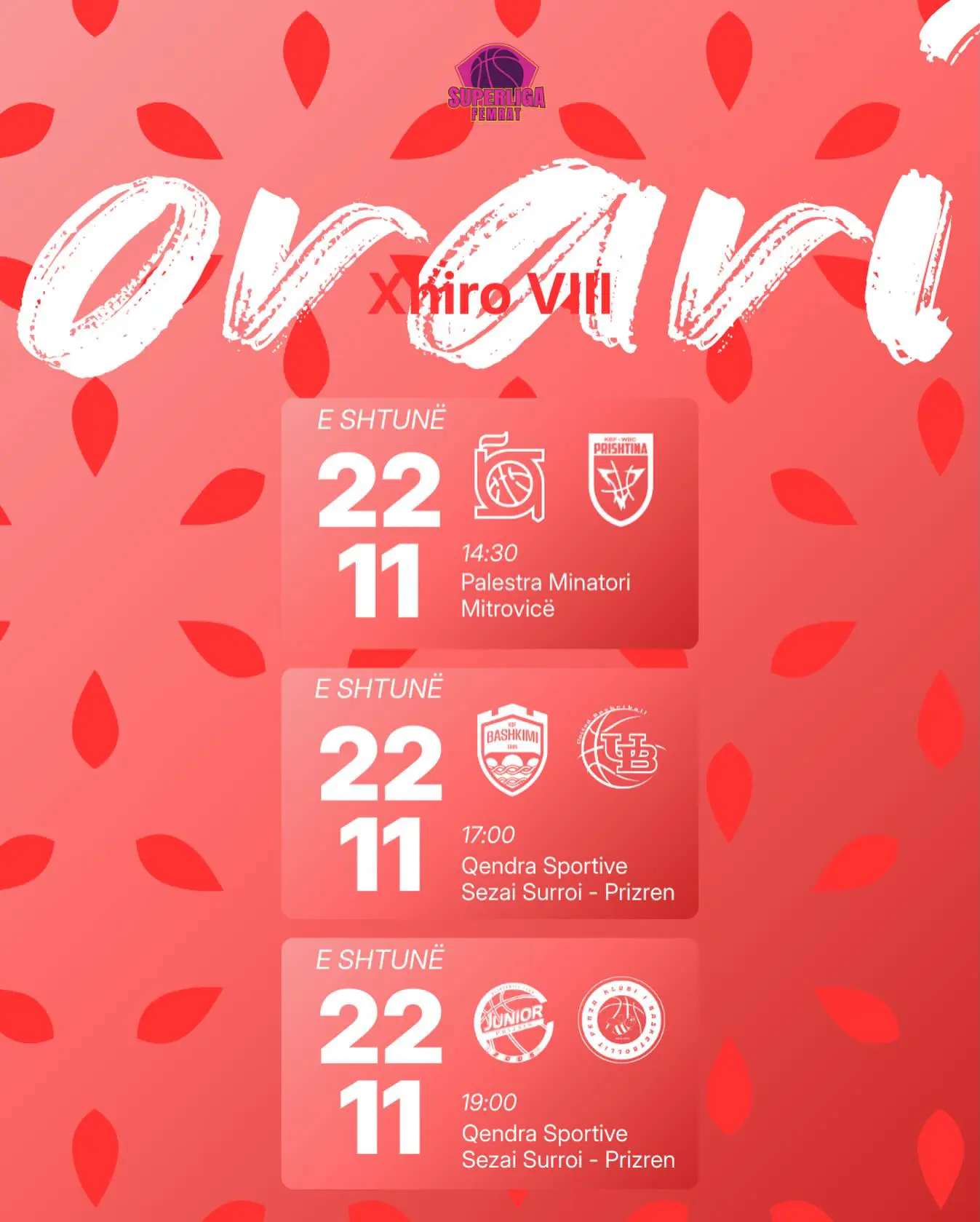 E shtuna e Superligës, 3 ndeshje që premtojnë zjarr në parket